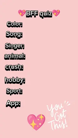 BFF quiz 