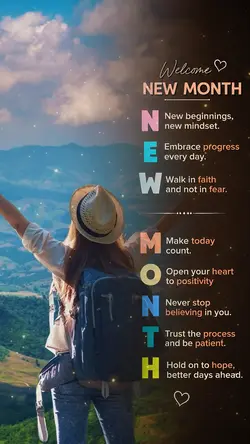 welcome new month