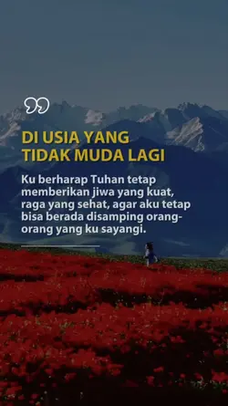 Di usia tak muda

