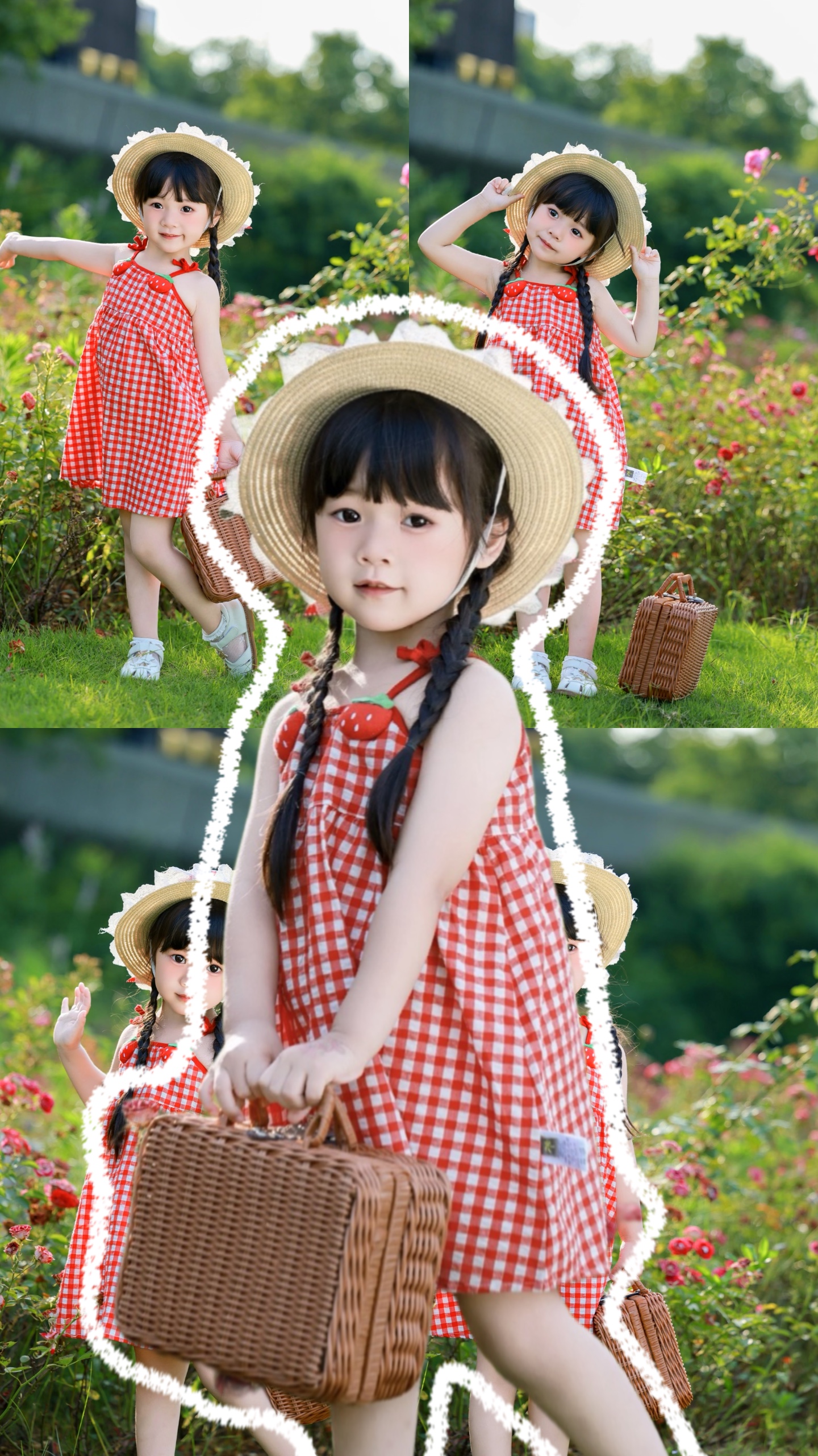 Template baby cutout