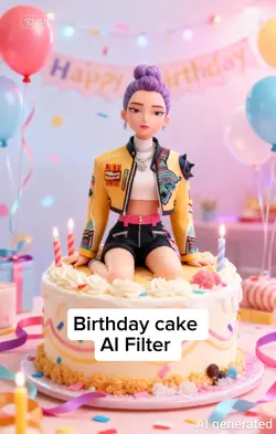 AI Birthday Cake 