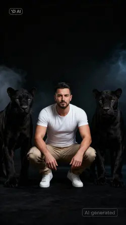 Fotoshooting Panther