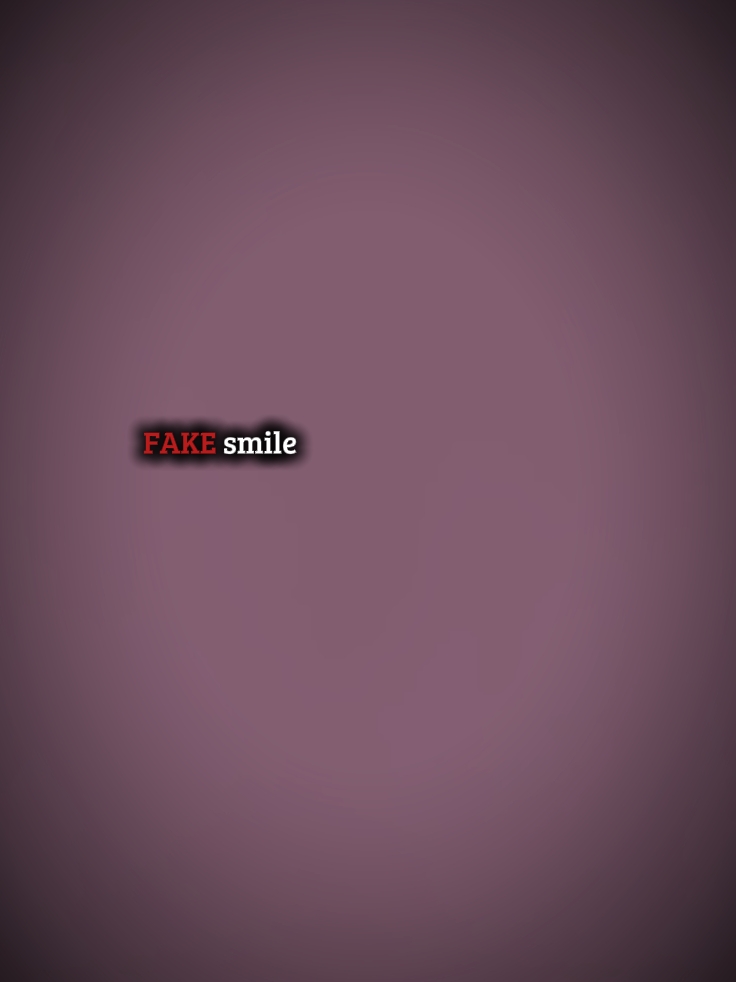 faux et vrai sourire 