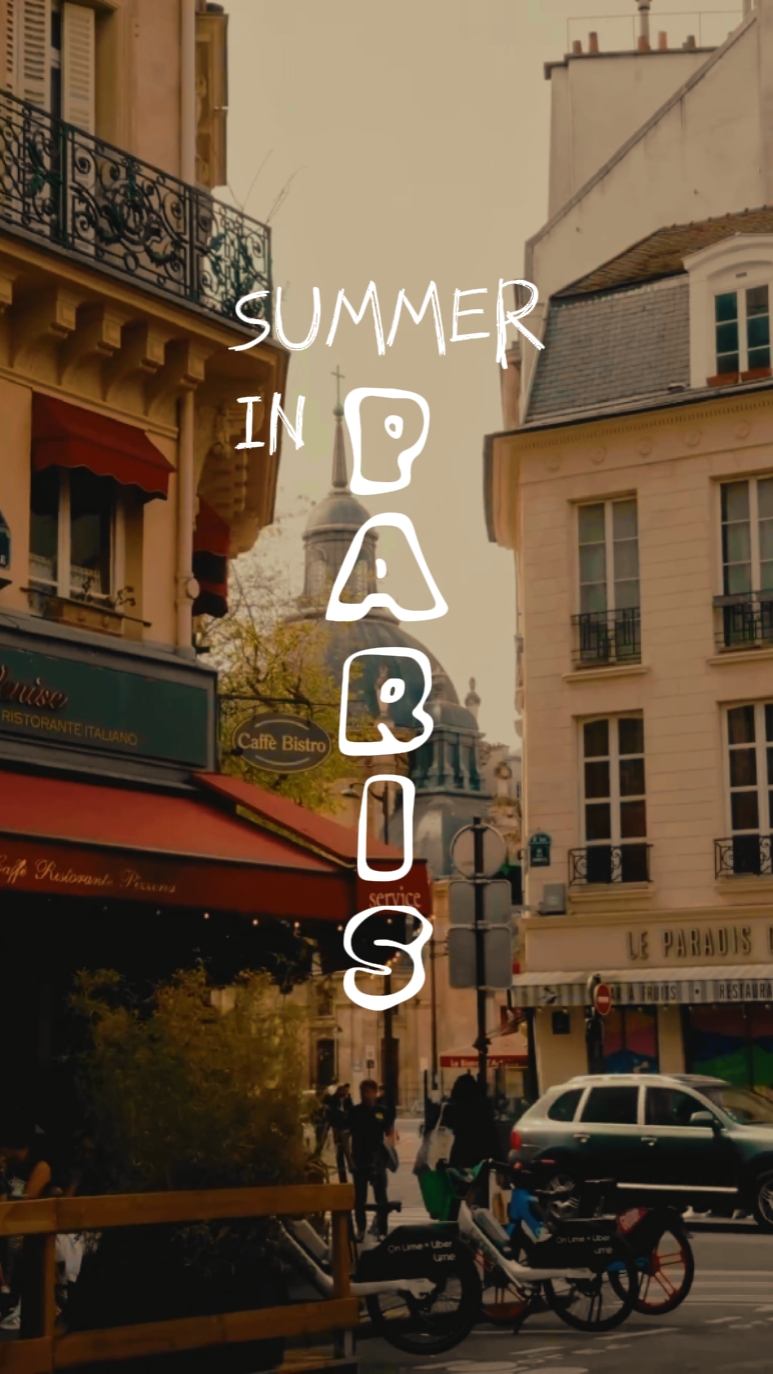 Paris 'te yaz