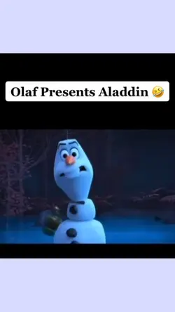 Olaf as aladdin