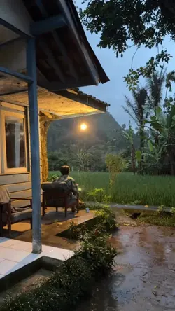 suasana kampung 
