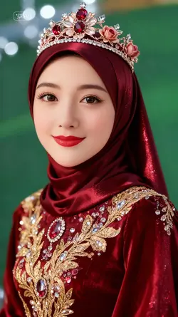 hijab mewah elegan