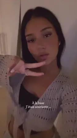 À la base j'étais ..