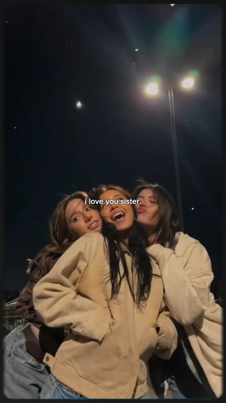 Je t'aime ma soeur