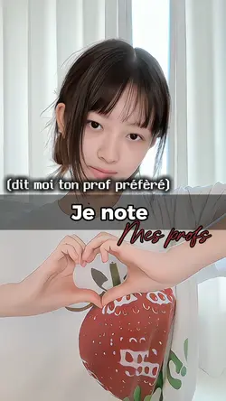 Je note mes profs