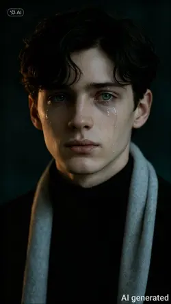 crying portrait