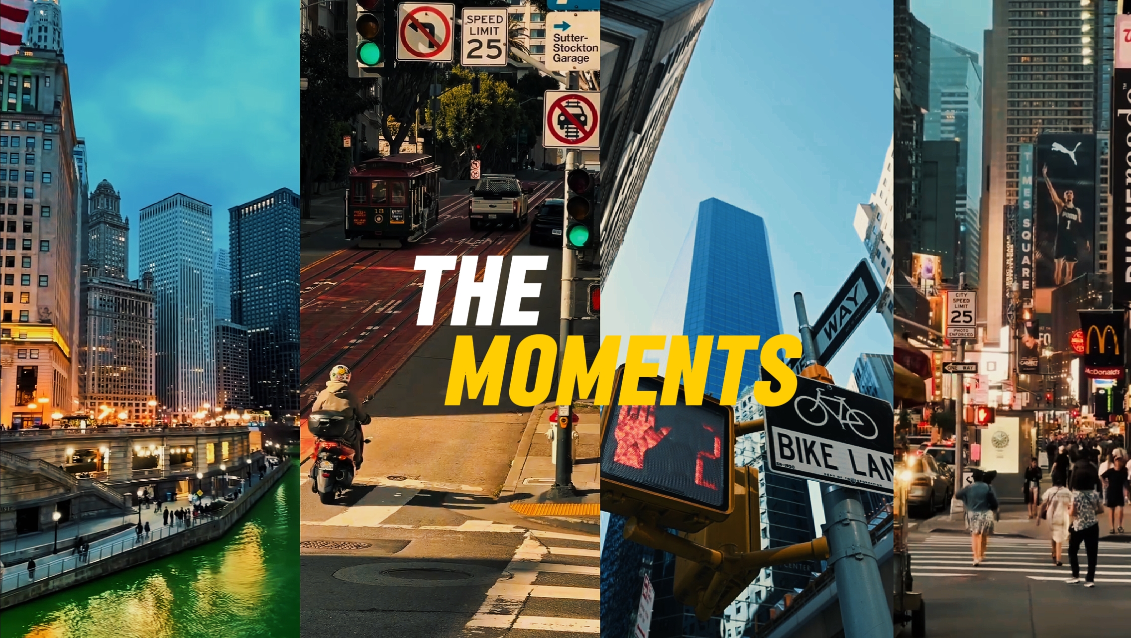 The moments 