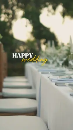 Happy wedding 