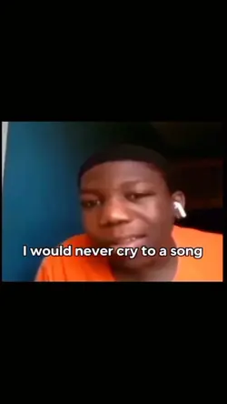 I wound never cry to