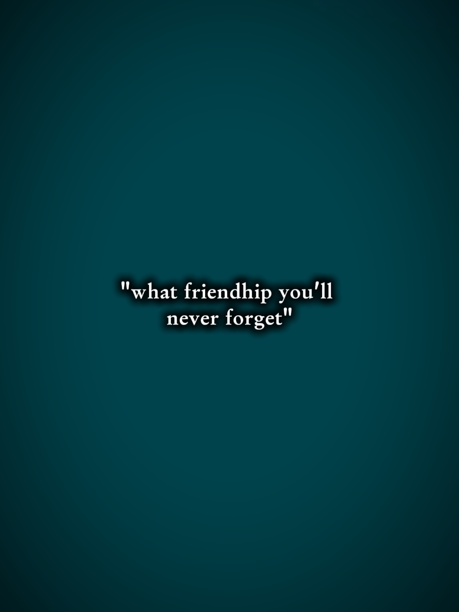 Freundschaft...