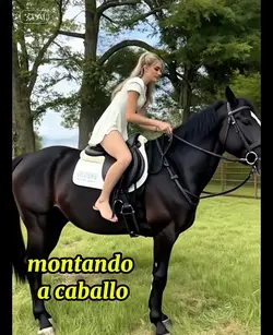 Montando a caballo