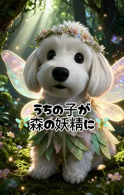 うちの子が森の妖精に🧚