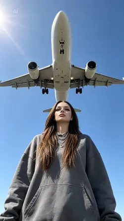 Under the plane