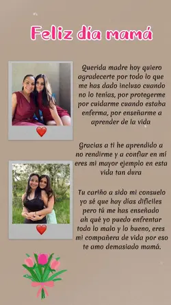Feliz día mamá