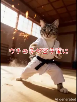 ウチの子が空手家に
