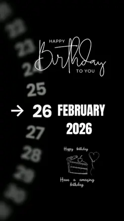 HBD 26 FEBRUARY