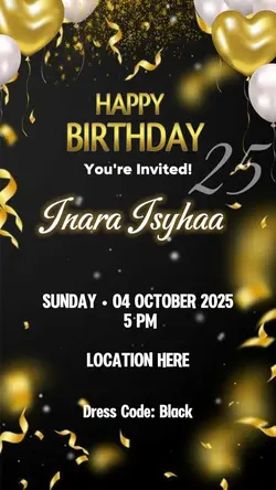 Birthdaycard for her