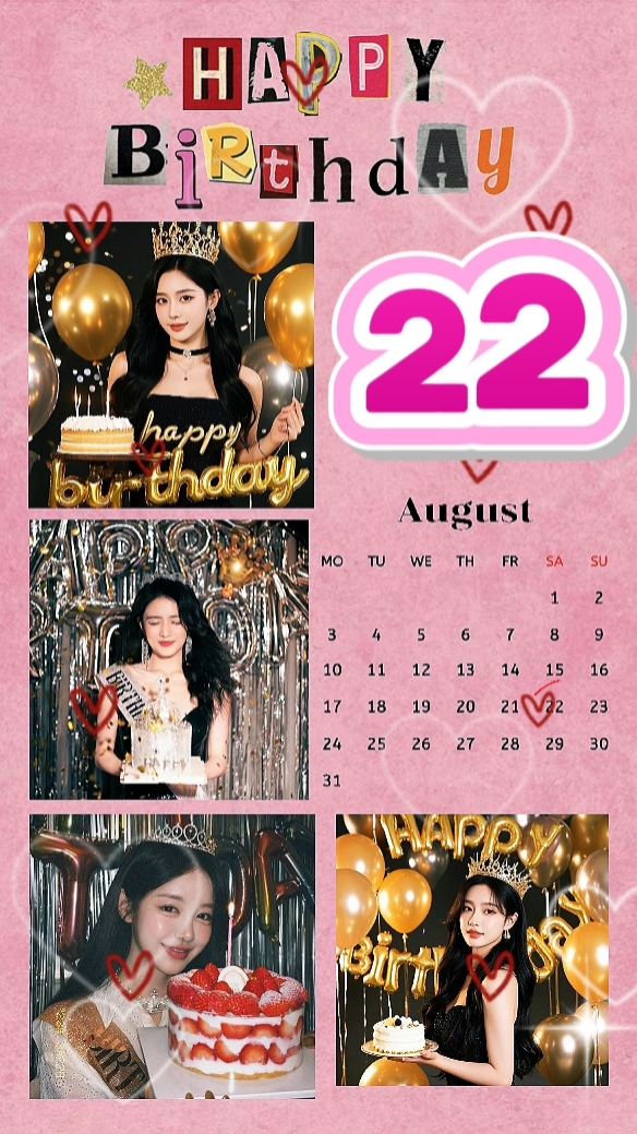 BIRTHDAY 22 AUGUST 
