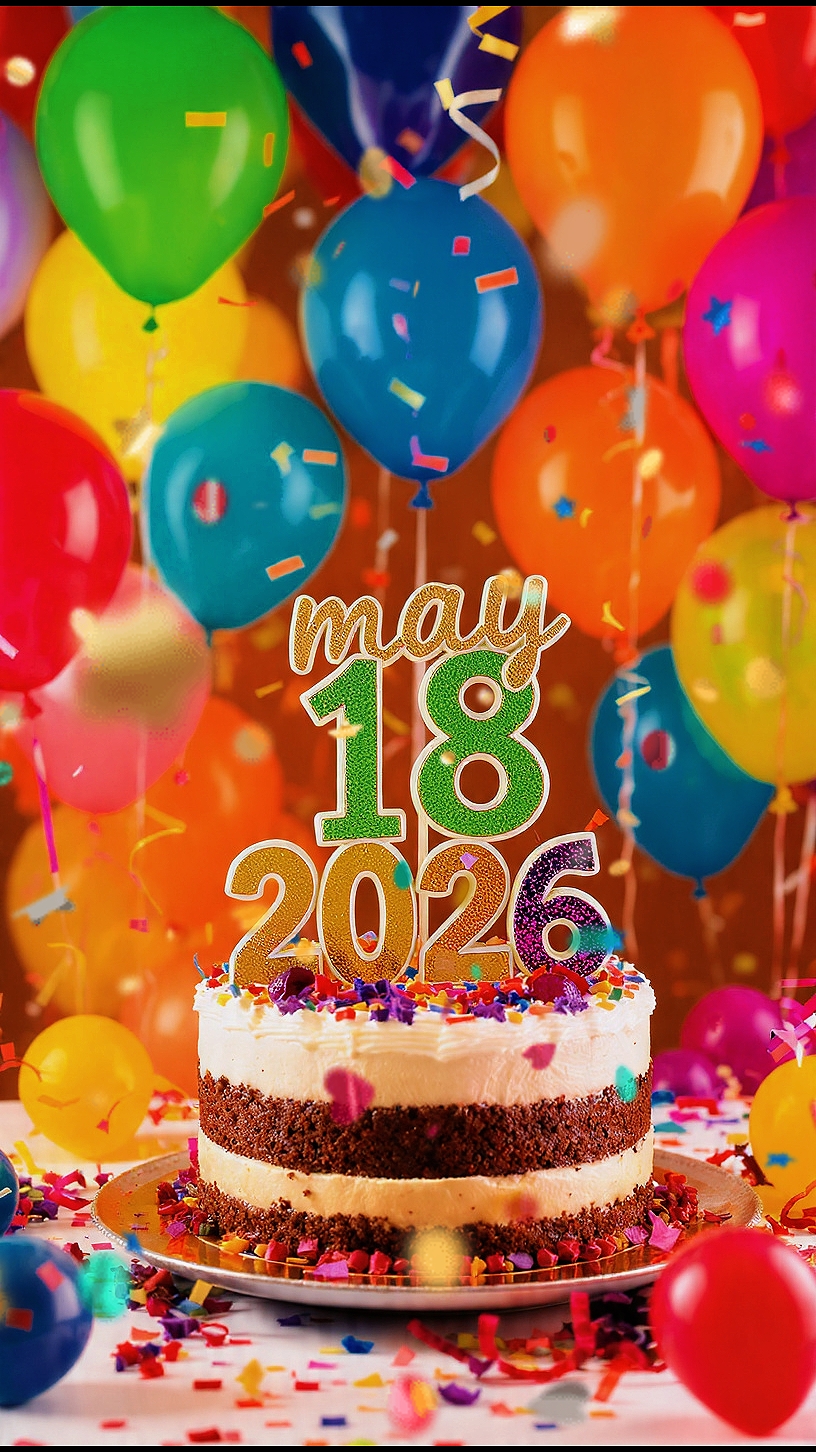 Birthday 18 may 2026