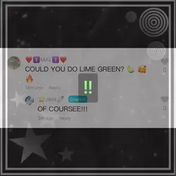 Request lime green!