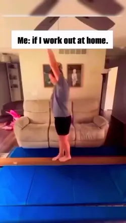 I workout at home