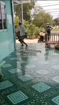 main hp terus kerja