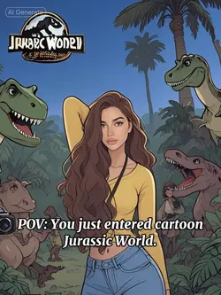 Cartoon jurassic
