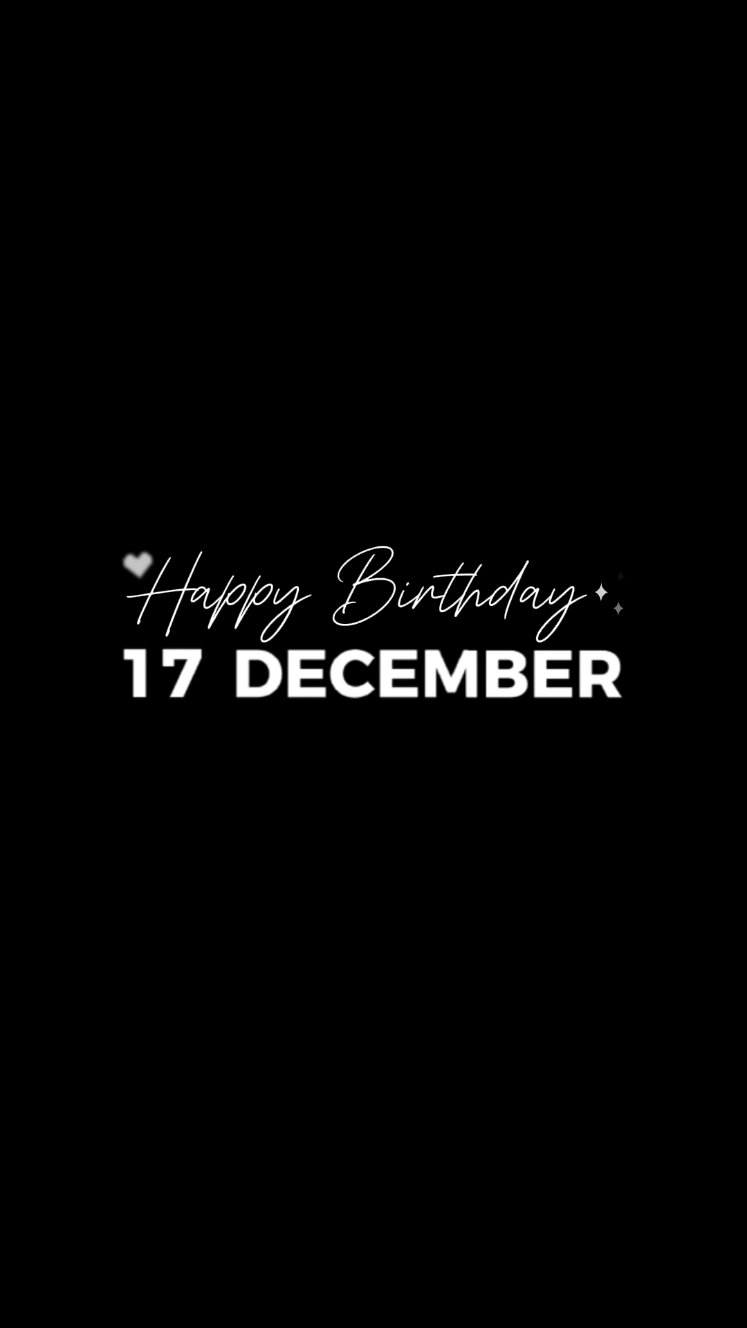 17 DÉCEMBRE ANNIVERSAIRE