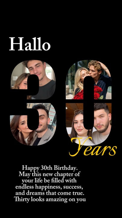 Hbd 30 anos 