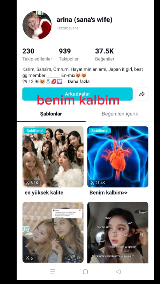 arinam hatatim olmus