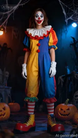 clown Halloween ai