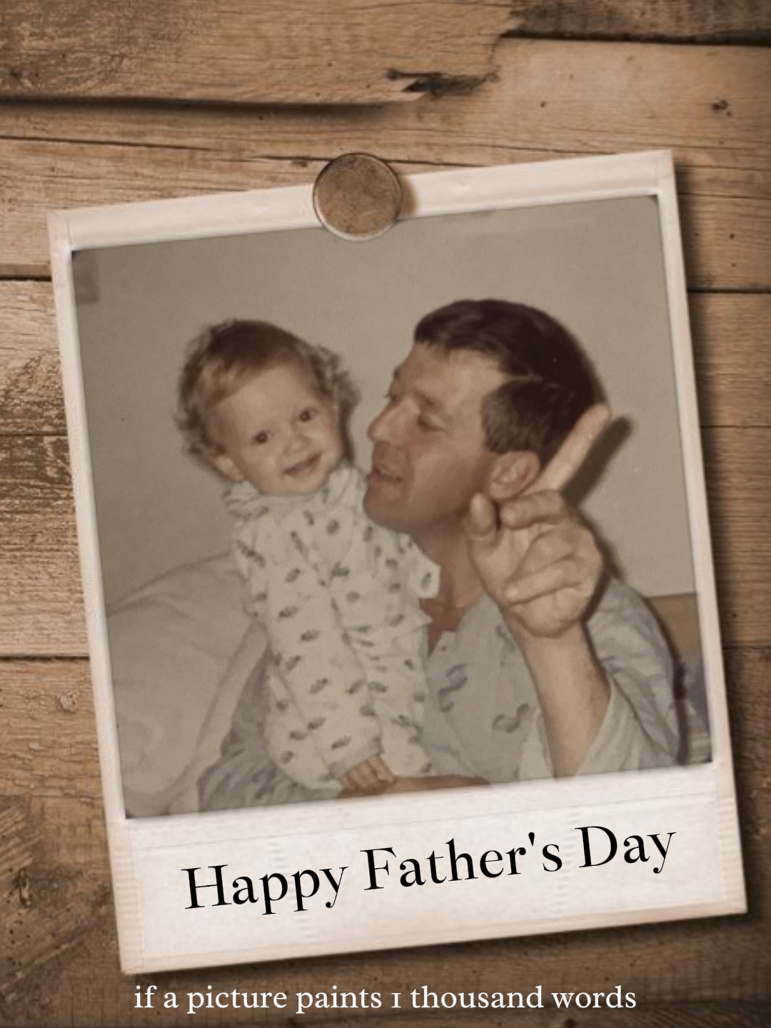 Bild mit Papa