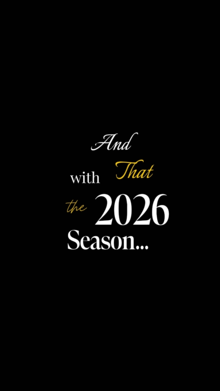The 2026 Season