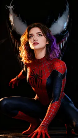 SpiderMan and Venom