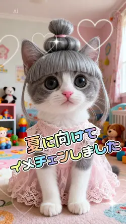 夏に向けてイメチェンしました