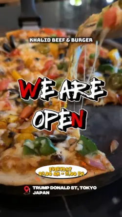 WE ARE OPEN