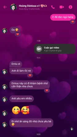 Tin nhắn mess tinyeu