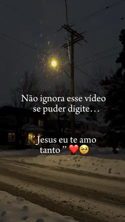 Jesus eu te amo ❤️‍🔥