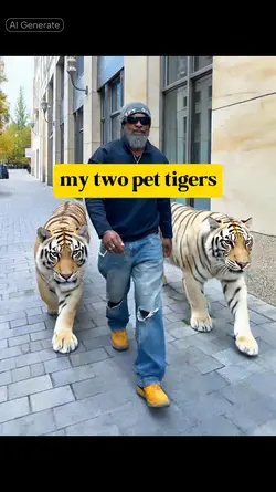 my two pet tigers