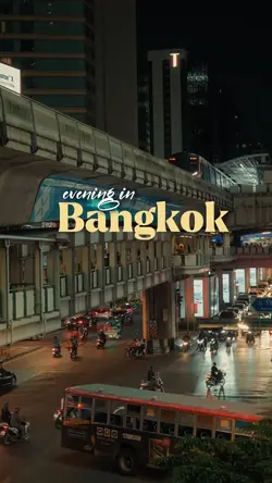 Evening in bangkok