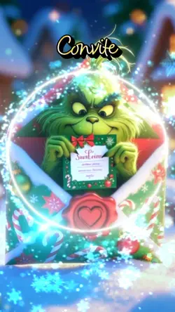 Convite Grinch 