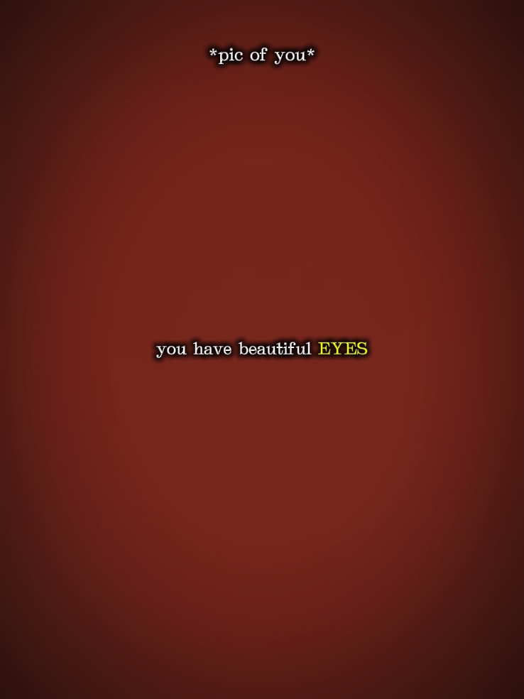 tu as de beaux yeux