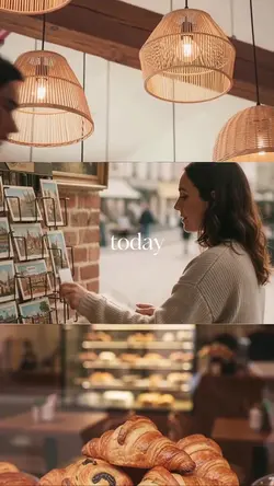 Triple-Panel Cozy Cafe