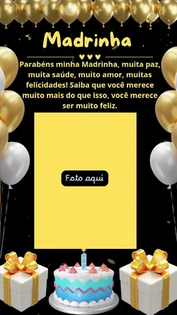 parabéns madrinha 
