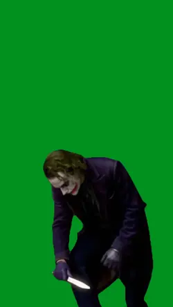 joker stuck in middl